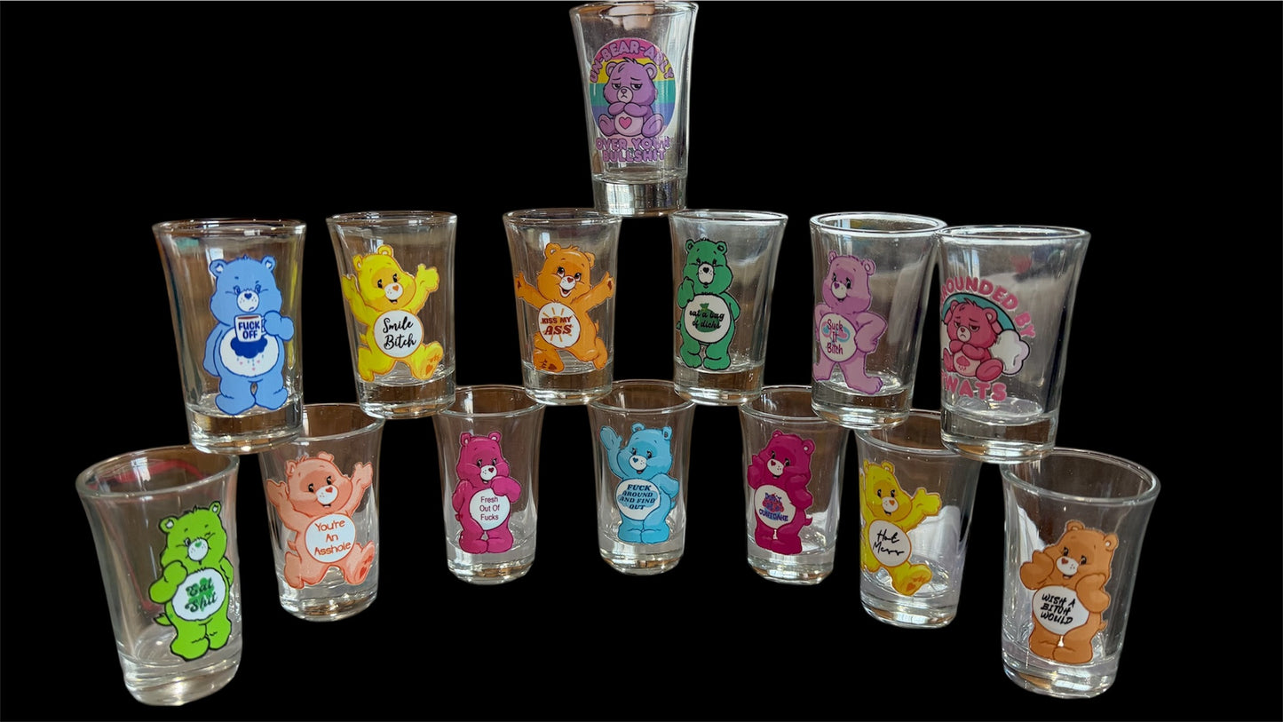 Swear Bear Shot Glasses