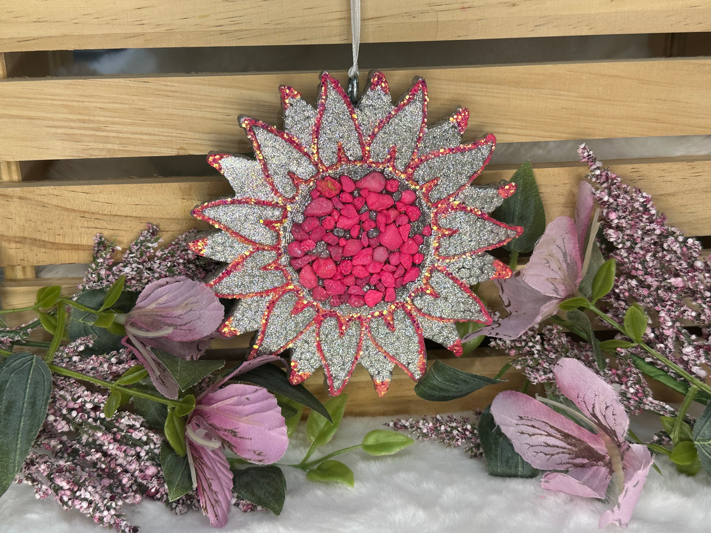 Pink sunflower