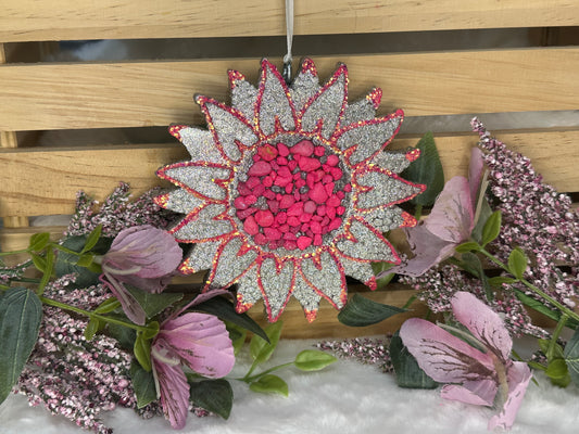 Pink sunflower