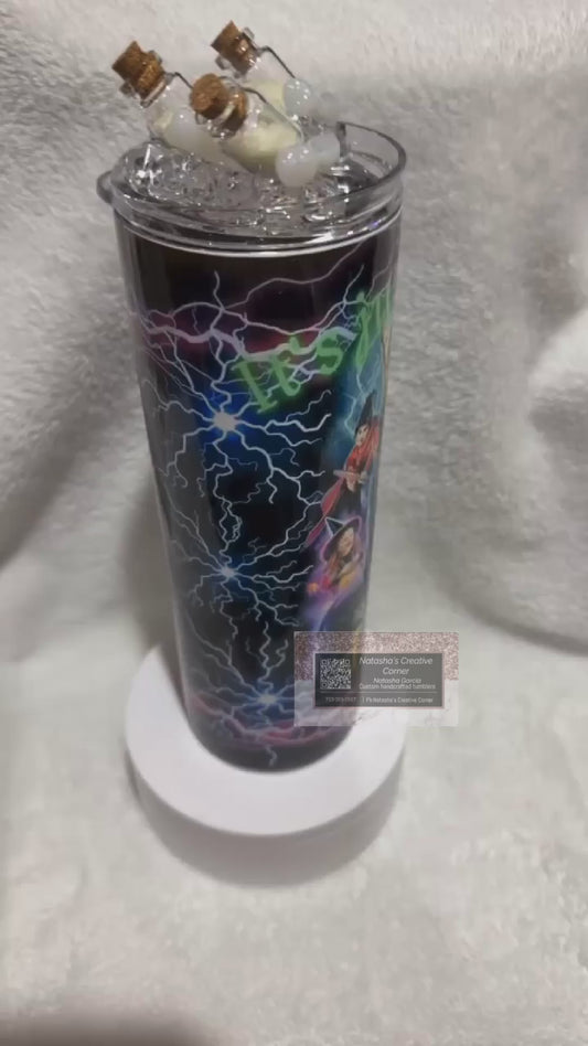 HP Tumbler with Glow in the dark topper