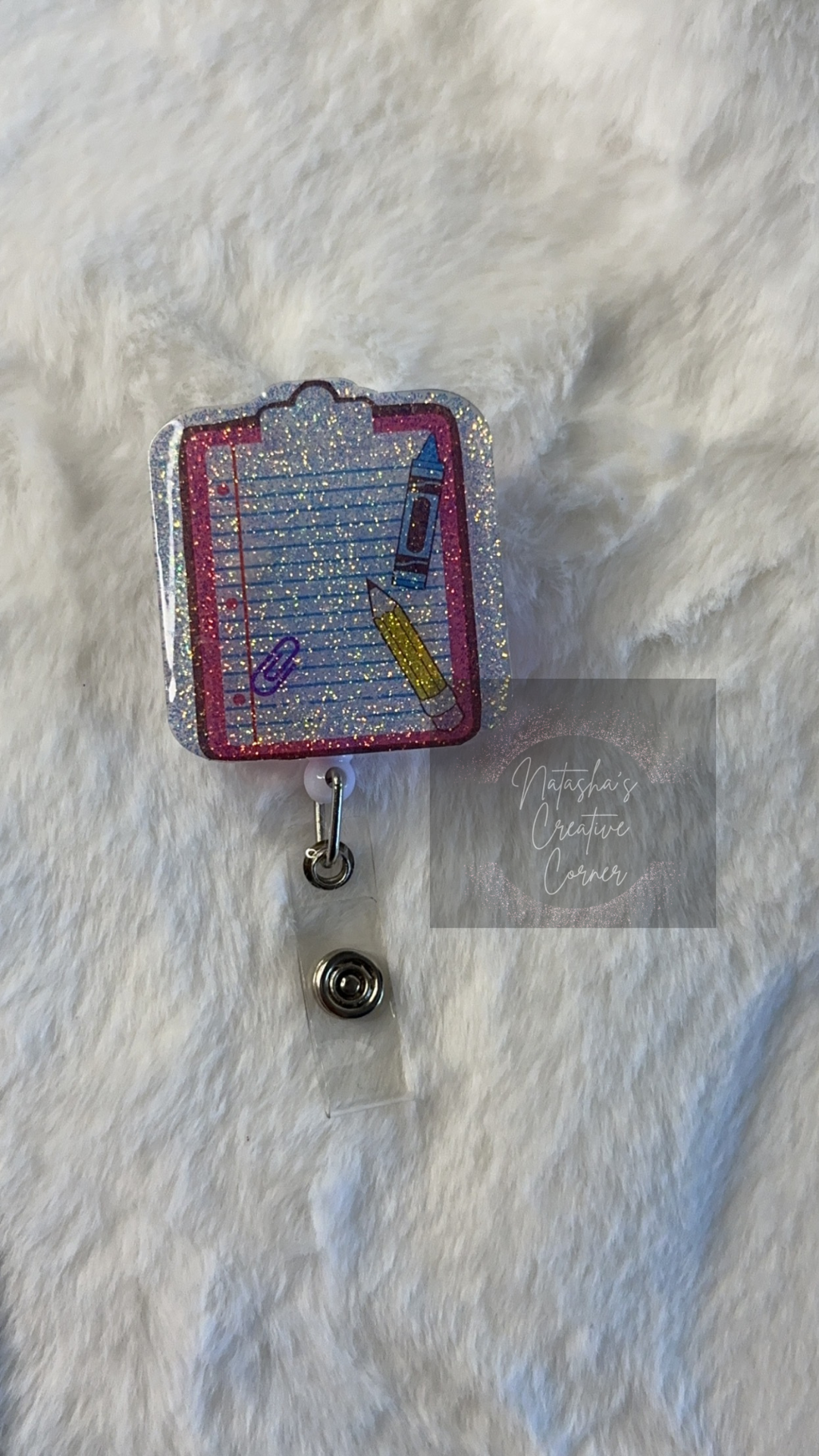 Notebook Badge Reel